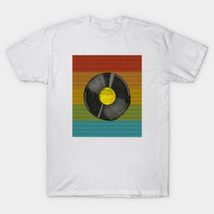 Rainbow vinyl T-Shirt